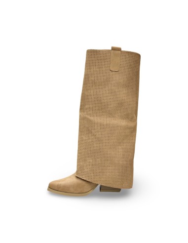 Queen Helena X34-65 stivali donna in pelle color cuoio