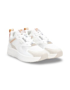 Refresh 171840 sneakers donna in pelle/tessuto bianco