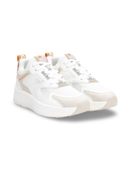 Refresh 171840 sneakers donna in pelle/tessuto bianco