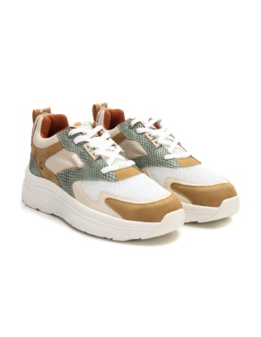 Refresh 172853 sneakers donna in camoscio beige multicolor