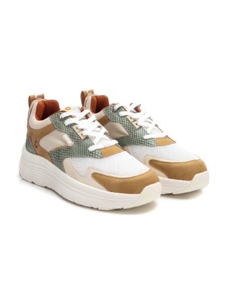 Refresh 172853 sneakers donna in camoscio beige multicolor