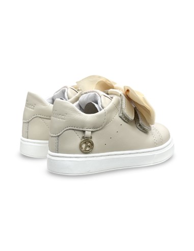 Balducci CITA7237 scarpe eleganti bambina in pelle/raso beige