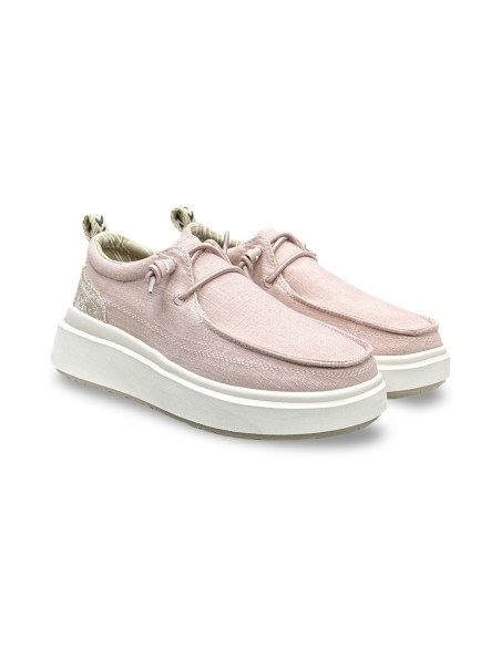 Jeep Nature Wallabee JL61530A espadrillas donna in tessuto rosa