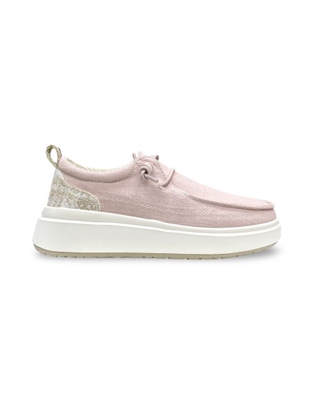 Jeep Nature Wallabee JL61530A espadrillas donna in tessuto rosa