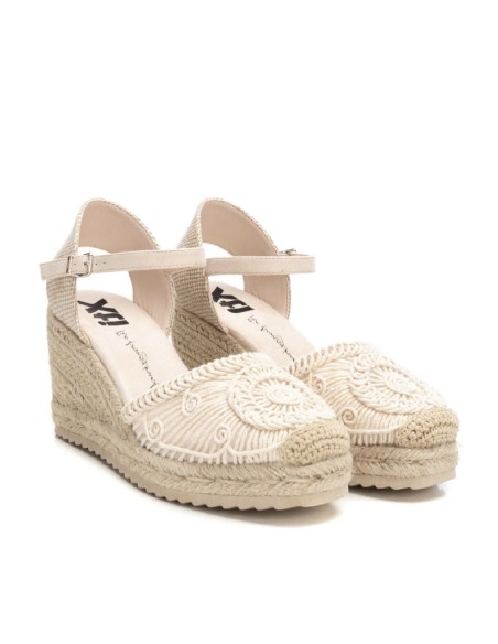 Xti 143845 espadrillas donna in tessuto/cotone beige