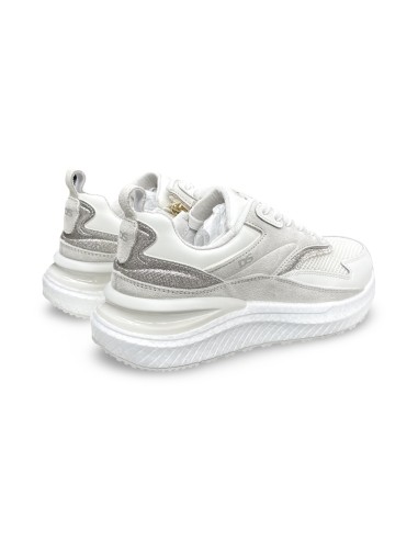 Donna Serena 9M6093DM sneakers donna in pelle/rete bianco/beige/grigio