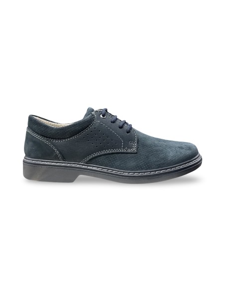 Enval Soft 1214511 scarpe uomo in pelle nabuk blu