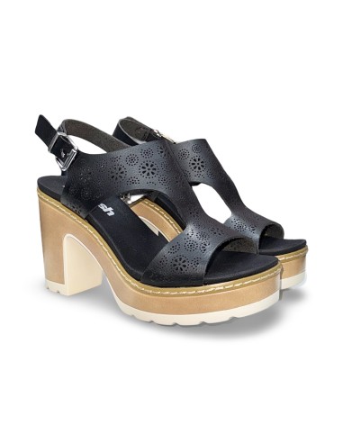 Refresh 175166 sandali donna in pelle nero