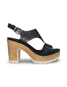 Refresh 175166 sandali donna in pelle nero 2