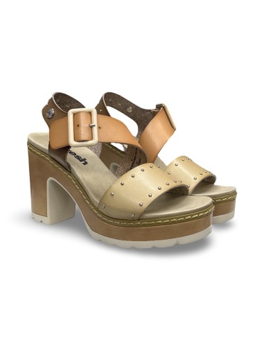 Refresh 175208 sandali donna in pelle beige