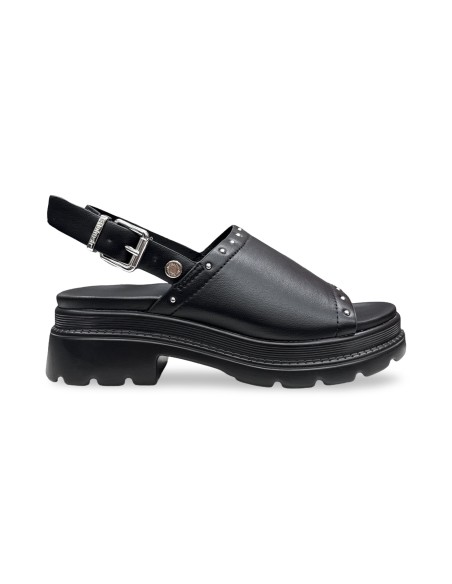 Refresh 175157 sandali donna in pelle nero