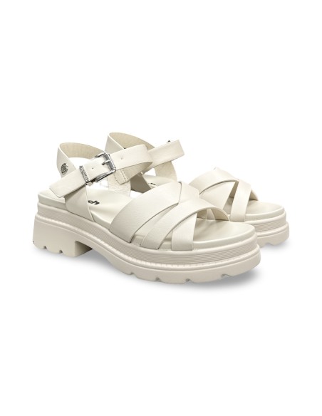 Refresh 175158 sandali donna in pelle bianco/avorio