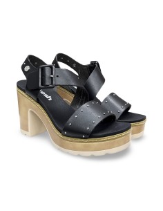 Refresh 175208 sandali donna in pelle nero