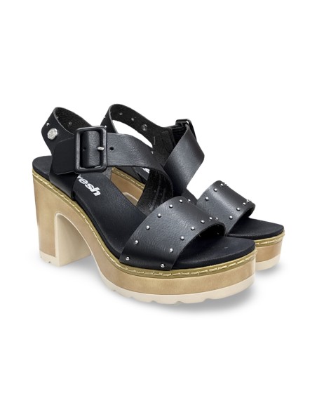 Refresh 175208 sandali donna in pelle nero