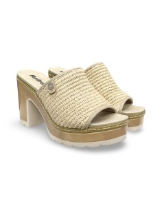 Refresh 175282 sandali donna in raffia beige