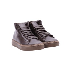 Exton 874 sneakers uomo in pelle color testa di moro 2