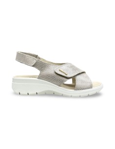 Enval Soft 1280922 sandali donna scamosciati champagne 2