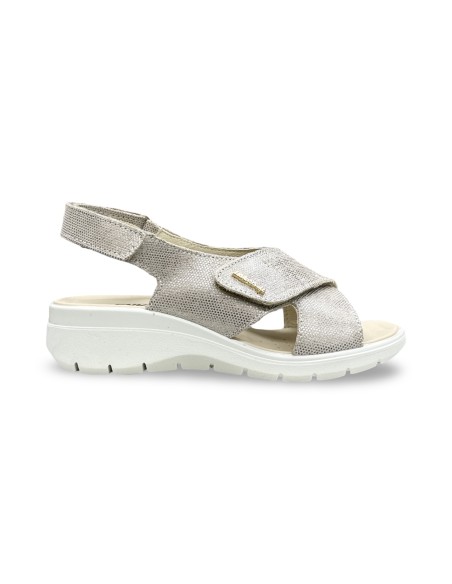 Enval Soft 1280922 sandali donna scamosciati champagne