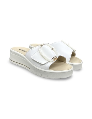 Enval Soft 1281711 sandali donna in pelle bianco
