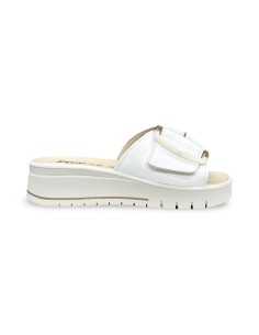 Enval Soft 1281711 sandali donna in pelle bianco 2