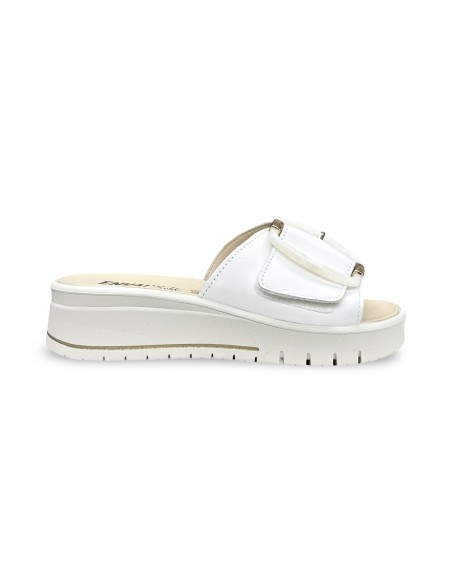 Enval Soft 1281711 sandali donna in pelle bianco
