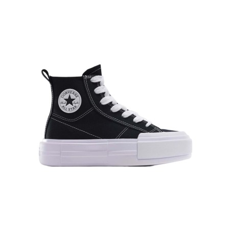 Converse Ctas Cruise HI A10724C black white black sneakers donna in tela