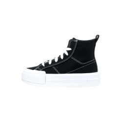 Converse Ctas Cruise HI A10724C black white black sneakers donna in tela 2