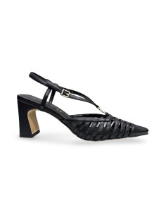 Laura Biagiotti 9677 sandali donna in pelle nero 2