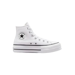Converse Ctas Lift HI 560846C White Black White sneakers donna in tela