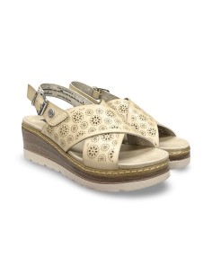 Refresh 175163 sandali donna in pelle beige