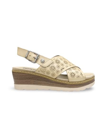 Refresh 175163 sandali donna in pelle beige