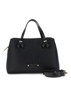 Cafe' Noir C3NM1030N001 borsa donna in pelle nero/oro