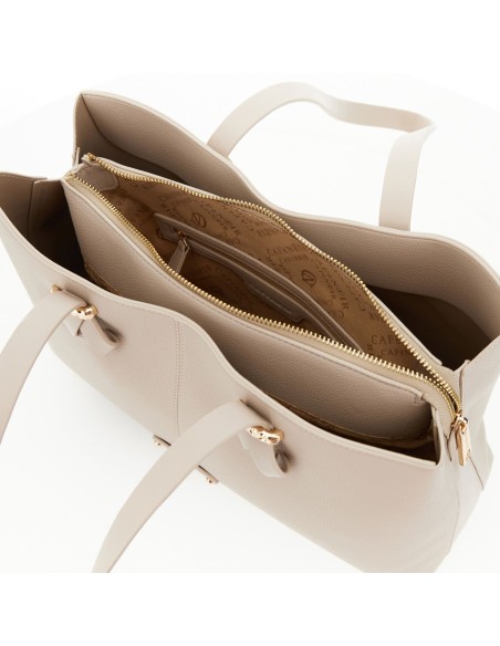 Cafe' Noir C3NM1028W025 borsa donna in pelle nude/oro