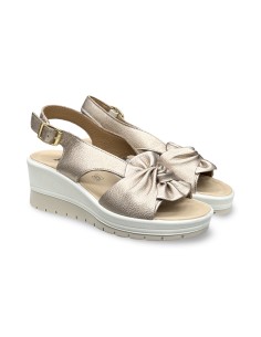 Enval Soft 1283933 sandali donna in pelle champagne