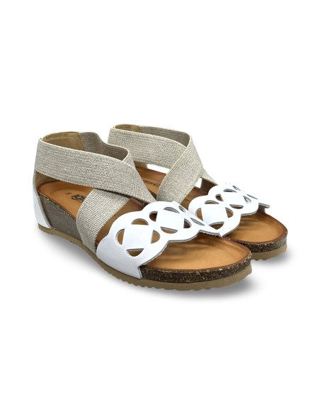 Igi&Co 7698000 sandali donna in pelle gaucho bianco