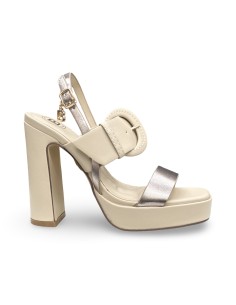 Laura Biagiotti 9755 sandali donna in pelle nude 2