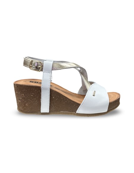 Igi&Co 1199111 sandali donna in pelle bianco/oro
