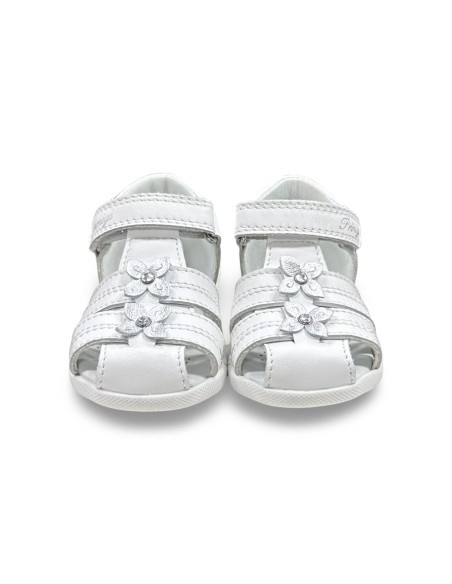 Primigi 1412400 sandali bambina in pelle bianco
