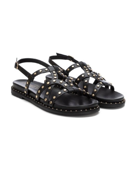 Carmela 162392 sandali donna in pelle nero/oro