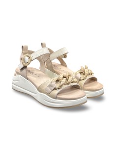 Carmela 162331 sandali donna in pelle beige