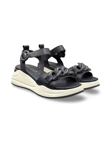 Carmela 162331 sandali donna in pelle nero