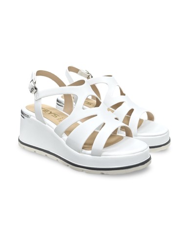 Keys K-12110 sandali donna in pelle bianco