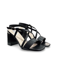 Keys K-10782 sandali donna in pelle nero