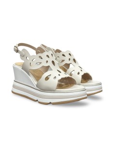 Keys K-11022 sandali donna in pelle color beige
