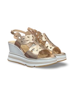 Keys K-11022 sandali donna in pelle rosa gold