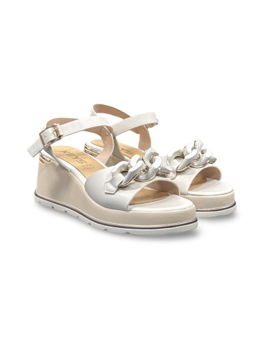 Keys K-11000 sandali donna in pelle color beige
