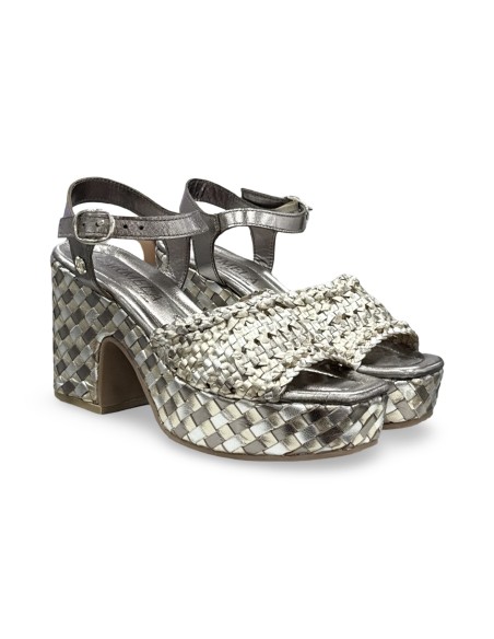 Carmela 162224 sandali donna in pelle piombo