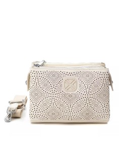 Xti 184392 borsa a tracolla donna in pelle bianco/avorio
