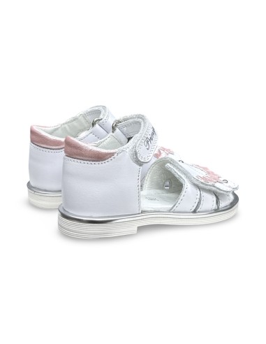 Primigi 1415100 sandali bambina in pelle bianco/rosa