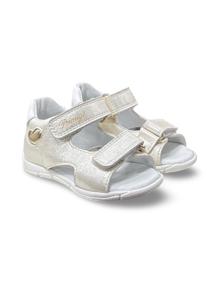 Primigi 1413200 sandali bambina in pelle bianco/perla